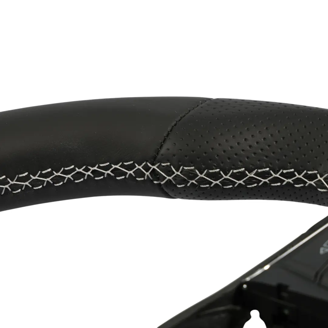 5F Ibiza 6J Lenkrad NEU Schwarzes Leder Flache Unterseite für Seat Leon Cupra mit Teilenummer 5F0419091C Seat Leon Cupra 5F Ibiza 6J Lenkrad NEU Schwarzes Leder Flache Unterseite - SKU 5F0419091C-1 - Teilenummer 5F0419091C