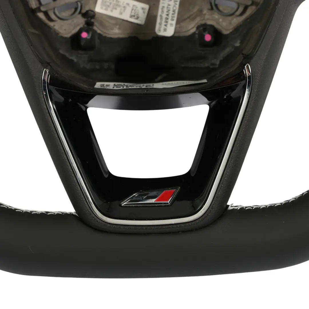 Seat Leon Cupra 5F Ibiza 6J Volant NEUF En Cuir Noir À Fond Plat - SKU 5F0419091C-1 - Numéro de pièce 5F0419091C