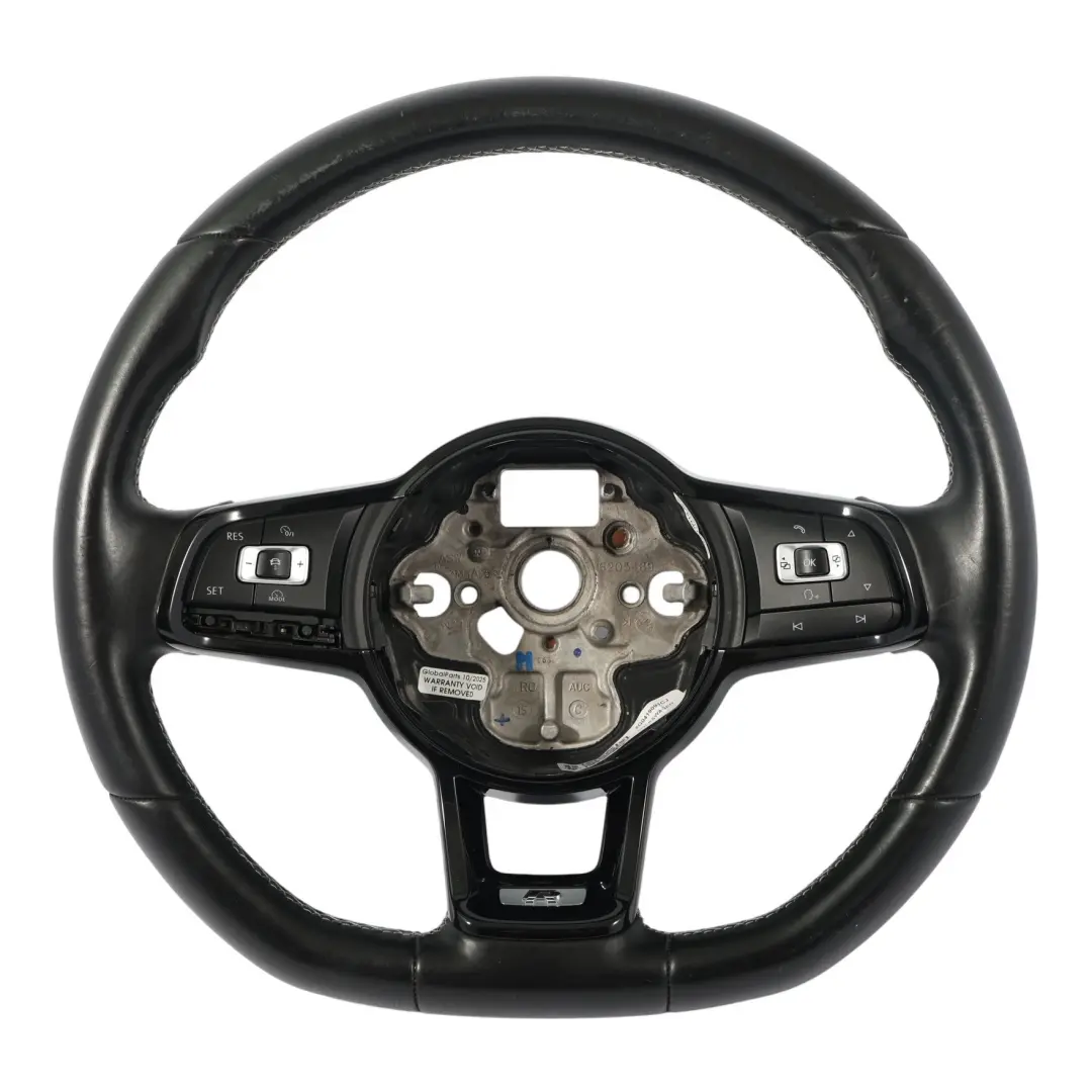 Pelle Nera Multifunzione per Volkswagen Golf R Mk7 Volante In con numero di parte 5G0419091CJ Volkswagen Golf R Mk7 Volante In Pelle Nera Multifunzione - SKU 5G0419091CJ - Numero di parte 5G0419091CJ
