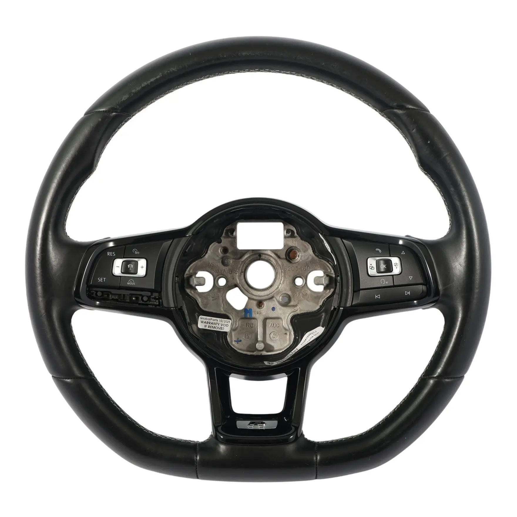 Volkswagen Golf R Mk7 Steering Wheel Black Leather Multifunction 5G0419091CJ