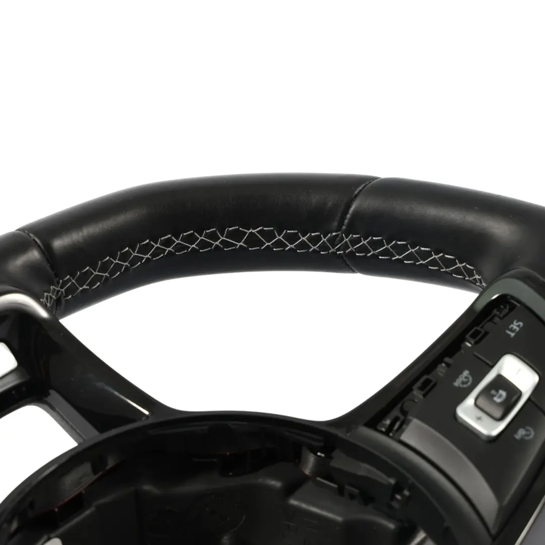 Pelle Nera Multifunzione per Volkswagen Golf R Mk7 Volante In con numero di parte 5G0419091CJ Volkswagen Golf R Mk7 Volante In Pelle Nera Multifunzione - SKU 5G0419091CJ - Numero di parte 5G0419091CJ