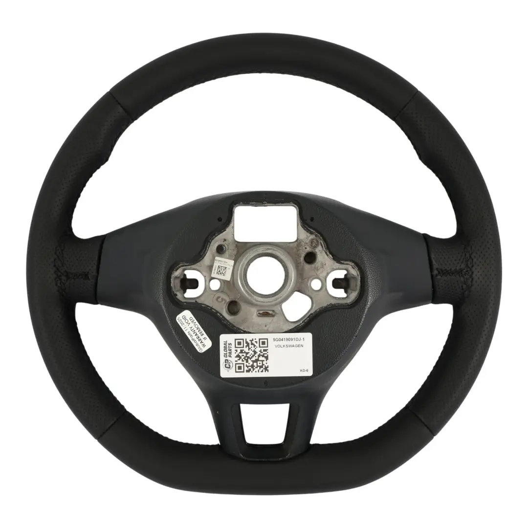 Volkswagen Golf Mk7 Volant NEUF Cuir Noir Multifonction - SKU 5G0419091DJ-1 - Numéro de pièce 5G0419091DJ