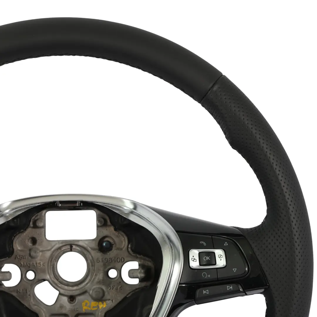 Steering Wheel NEW Black Leather Multifunction to Volkswagen Golf Mk7 with Part number 5G0419091DJ Volkswagen Golf Mk7 Steering Wheel NEW Black Leather Multifunction - SKU 5G0419091DJ-1 - Part number 5G0419091DJ