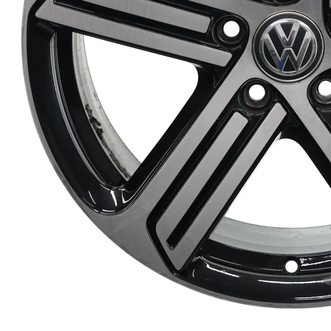 Rim Alloy Black 18" 8,5J ET:49 to Volkswagen Golf Mk7 VII Wheel with Part number 5G0601025AG Volkswagen Golf Mk7 VII Wheel Rim Alloy Black 18" 8,5J ET:49 - SKU 5G0601025AG-1 - Part number 5G0601025AG