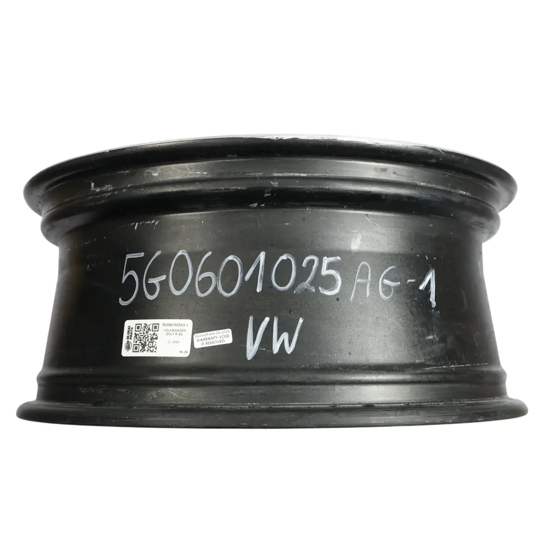Leicht Metall Felge Schwarz 18" 8,5J ET:49 für Volkswagen Golf Mk7 VII mit Teilenummer 5G0601025AG Volkswagen Golf Mk7 VII Leicht Metall Felge Schwarz 18" 8,5J ET:49 - SKU 5G0601025AG-1 - Teilenummer 5G0601025AG