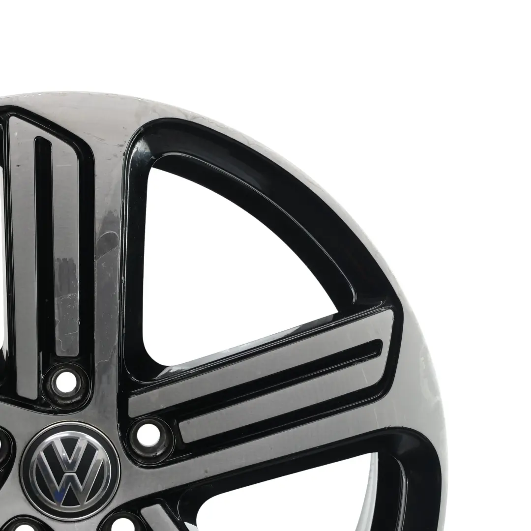 Volkswagen Golf Mk7 VII Jante En Alliage Noir 18" 8,5J ET:49 - SKU 5G0601025AG-2 - Numéro de pièce 5G0601025AG