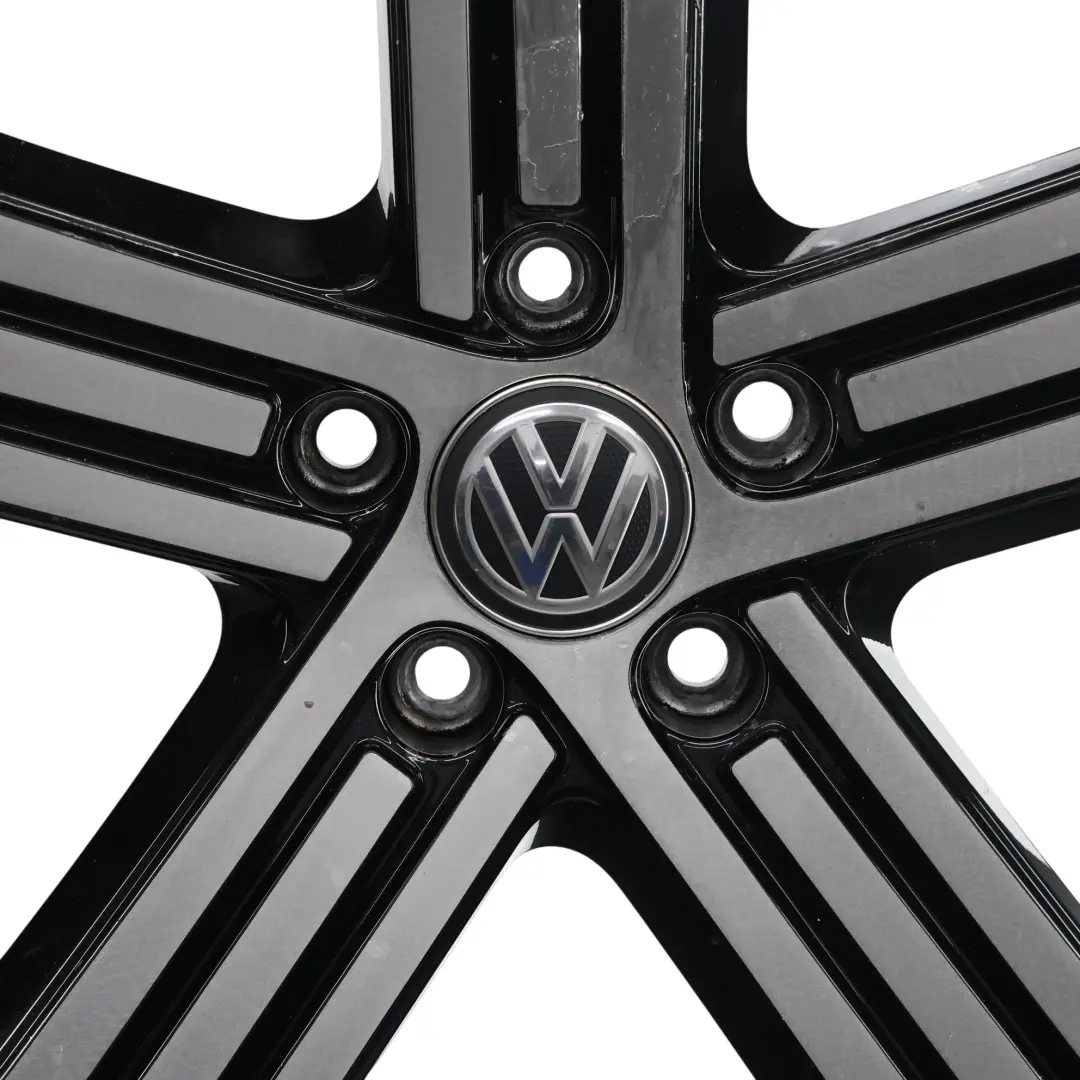 Jante En Alliage Noir 18" 8,5J ET:49 pour Volkswagen Golf Mk7 VII à propos du numéro de pièce 5G0601025AG Volkswagen Golf Mk7 VII Jante En Alliage Noir 18" 8,5J ET:49 - SKU 5G0601025AG-2 - Numéro de pièce 5G0601025AG