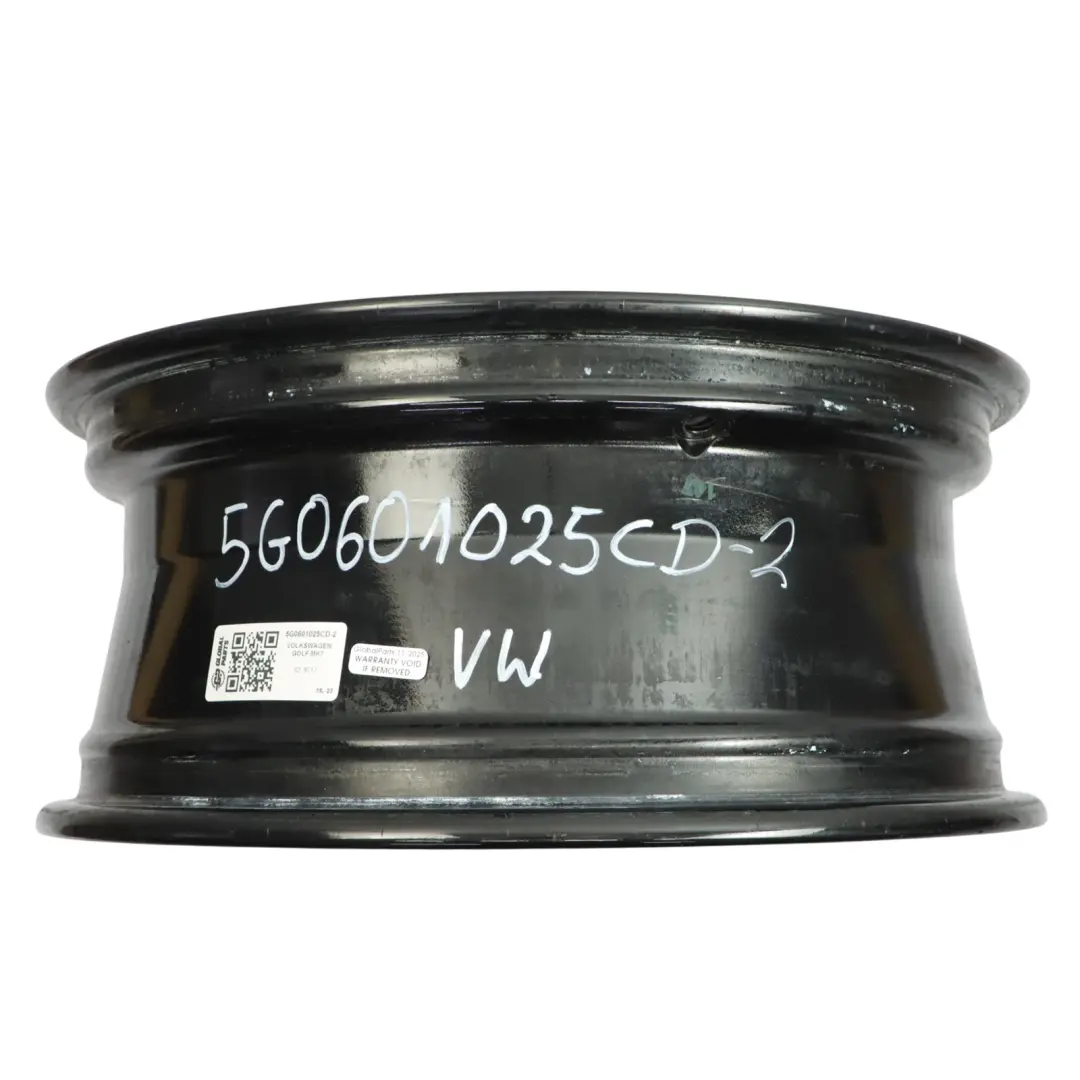 Alloy Wheel Rim 16" 6.5J ET:46 to Volkswagen Golf Mk7 Silver with Part number 5G0601025CD Volkswagen Golf Mk7 Silver Alloy Wheel Rim 16" 6.5J ET:46 - SKU 5G0601025CD-2 - Part number 5G0601025CD