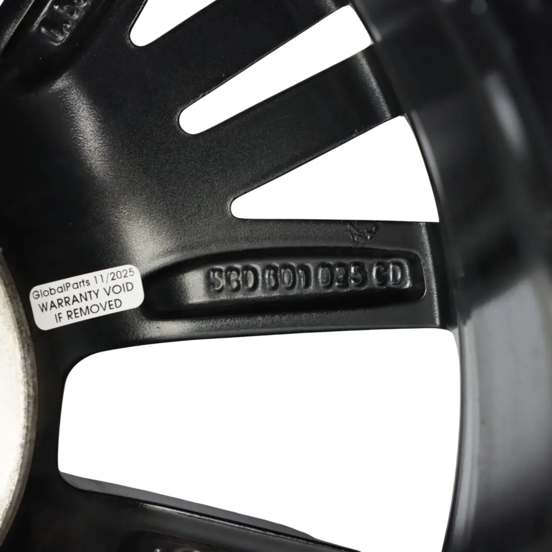 Alloy Wheel Rim 16" 6.5J ET:46 to Volkswagen Golf Mk7 Silver with Part number 5G0601025CD Volkswagen Golf Mk7 Silver Alloy Wheel Rim 16" 6.5J ET:46 - SKU 5G0601025CD-3 - Part number 5G0601025CD