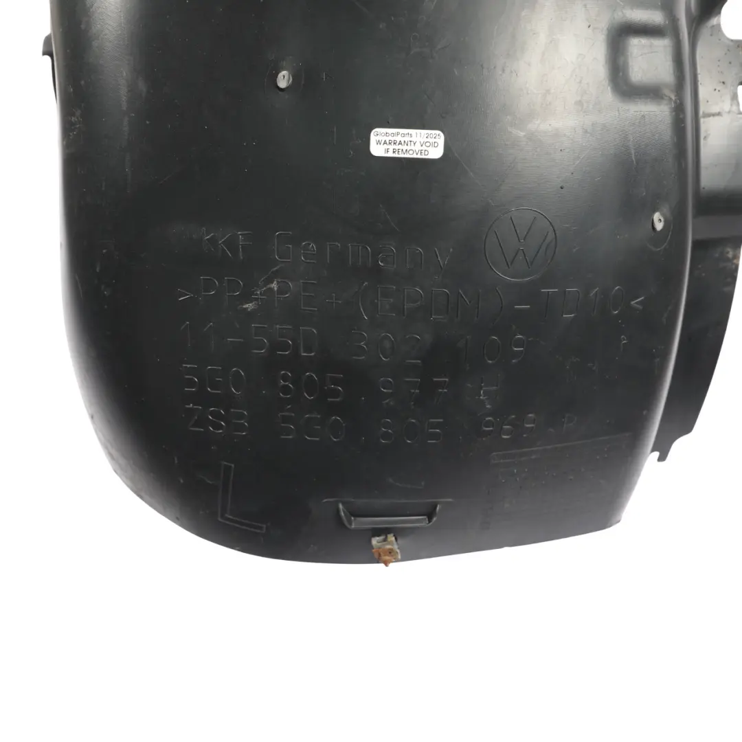 Passage de roue avant gauche Panneau pour Volkswagen VW Golf SV à propos du numéro de pièce 5G0805969P Volkswagen VW Golf SV Passage de roue avant gauche Panneau - SKU 5G0805969P - Numéro de pièce 5G0805969P