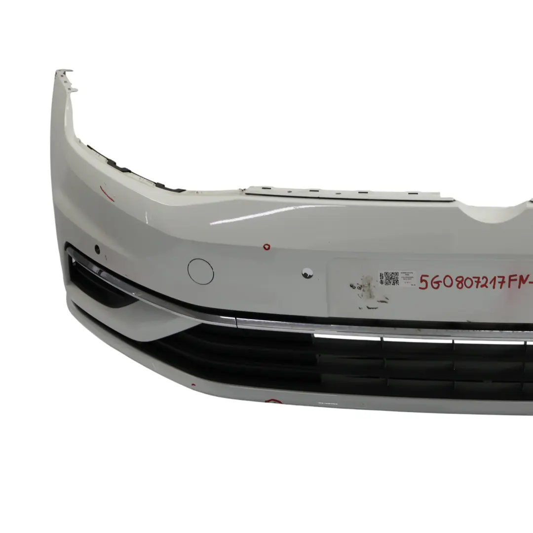 Volkswagen VW Golf Mk7 Front Bumper Facelift Trim Panel Cover Pure White - C9A - SKU 5G0807217FN-PWH - Part number 5G0807217FN