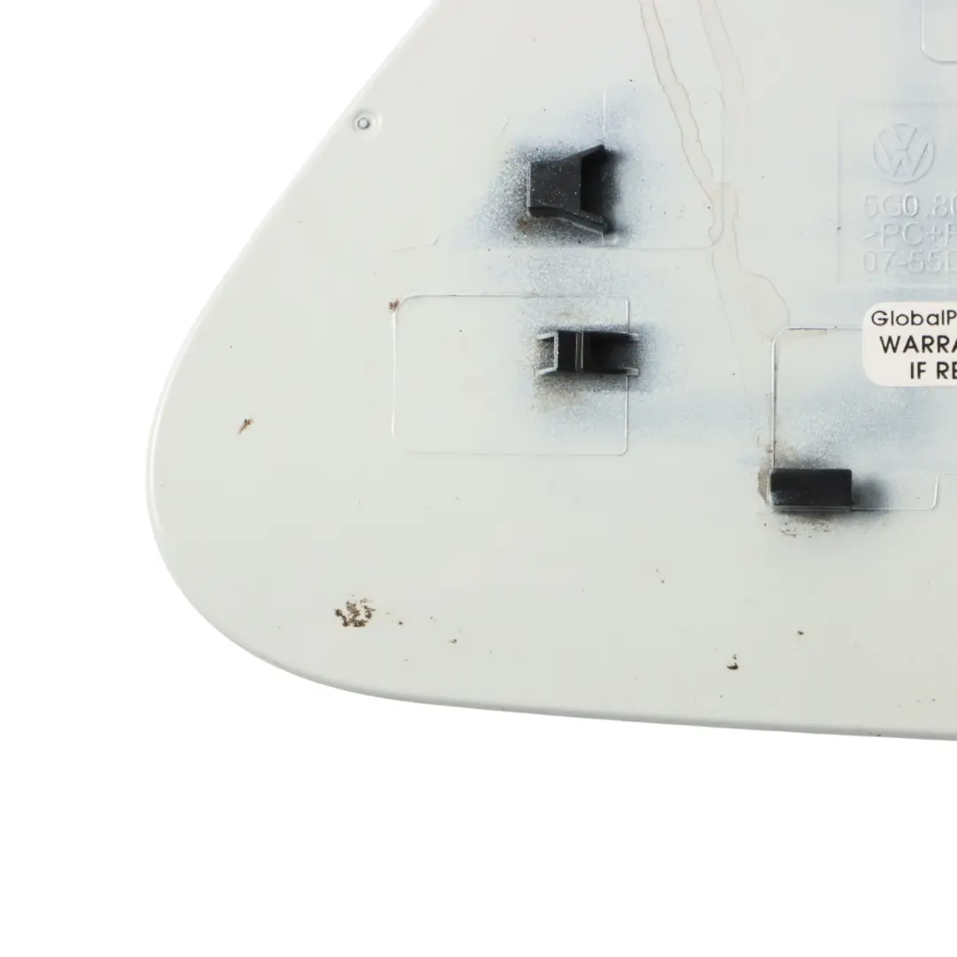 VW Golf Mk7 Tappo Coperchio Sportello Carburante Pure White - C9A - SKU 5G0809909-PWH - Numero di parte 5G0809909