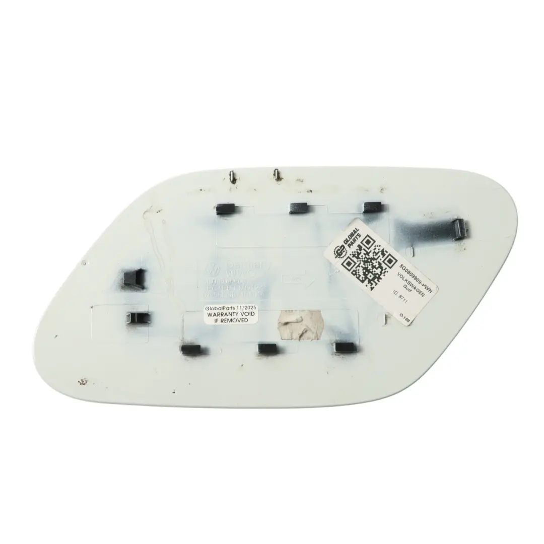 Tappo Coperchio Sportello Carburante Pure White - C9A per VW Golf Mk7 con numero di parte 5G0809909 VW Golf Mk7 Tappo Coperchio Sportello Carburante Pure White - C9A - SKU 5G0809909-PWH - Numero di parte 5G0809909