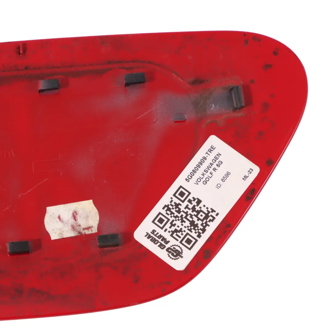 Volkswagen Golf VII Bouchon Trappe Carburant Rouge Tornado - LY3D - SKU 5G0809909-TRE - Numéro de pièce 5G0809909