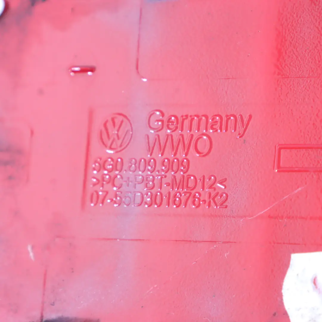 Volkswagen Golf VII Kraftstoff Tankdeckel Tornado Rot - LY3D - SKU 5G0809909-TRE - Teilenummer 5G0809909
