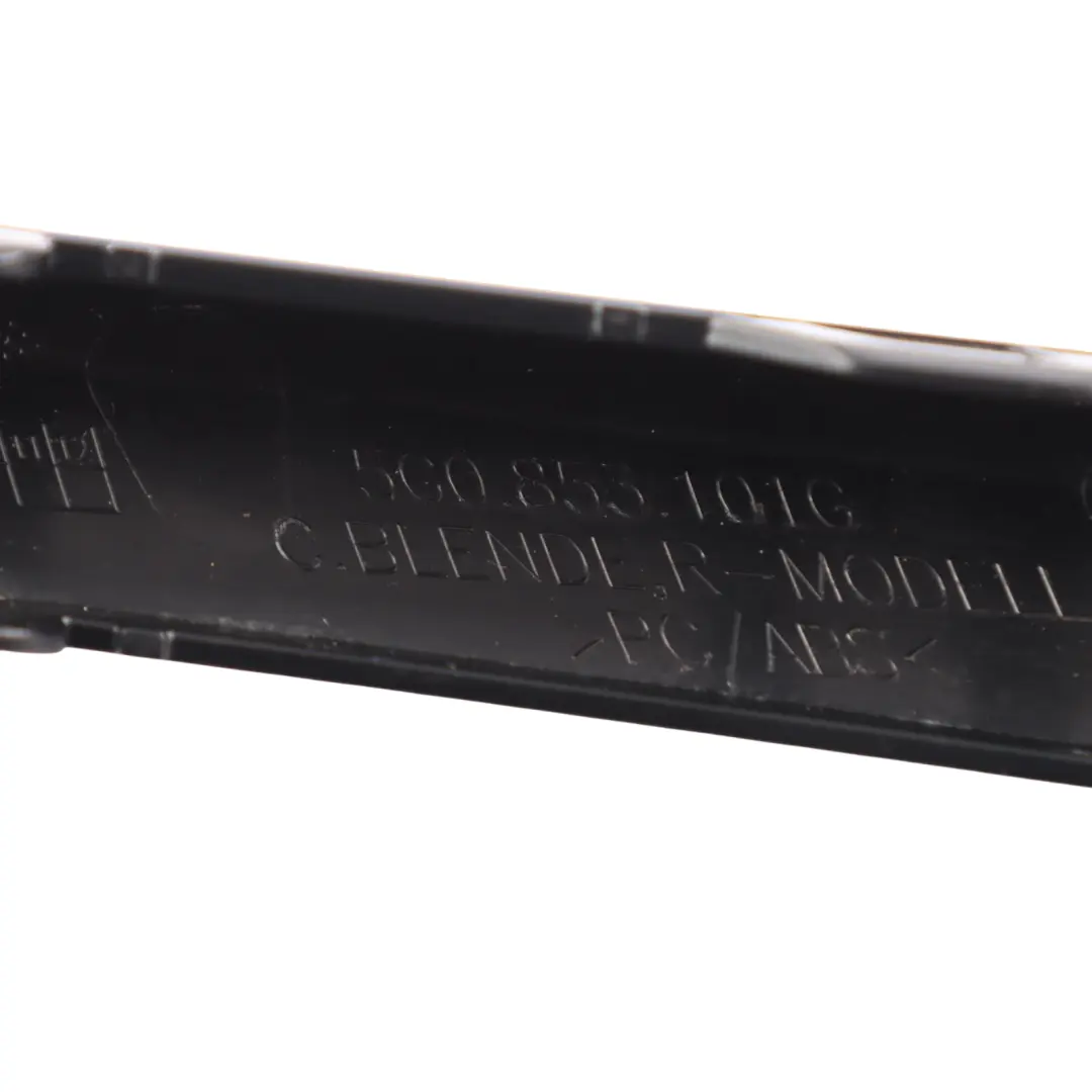 Front Bumper Outer Trim Moulding Cover Left N/S to Volkswagen Golf Mk7 with Part number 5G0853102D Volkswagen Golf Mk7 Front Bumper Outer Trim Moulding Cover Left N/S - SKU 5G0853101G - Part number 5G0853102D