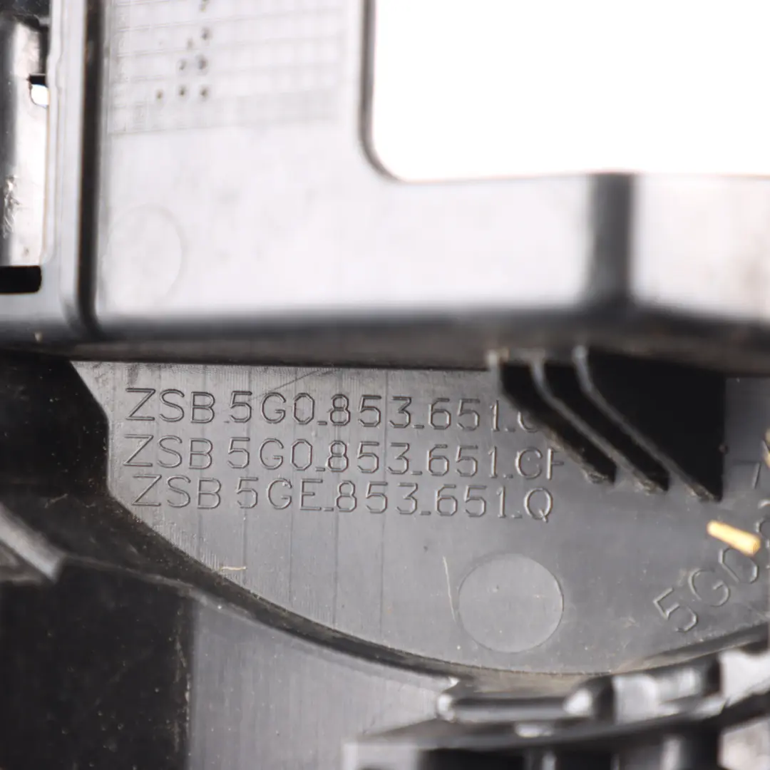 Volkswagen Golf 5G VII Blue Motion Front Bumper Centre Grille Panel - SKU 5G0853651CF-1 - Part number 5G0853651CF