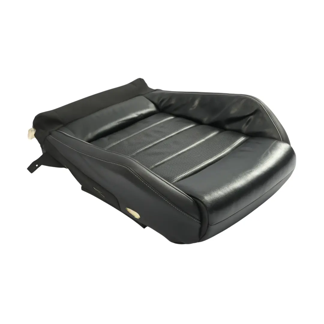 Volkswagen Golf R Mk7 Front Seat Cushion Cover Heated Right O/S Leather Black - SKU 5G0881406EJ - Part number 5G0881406EJ