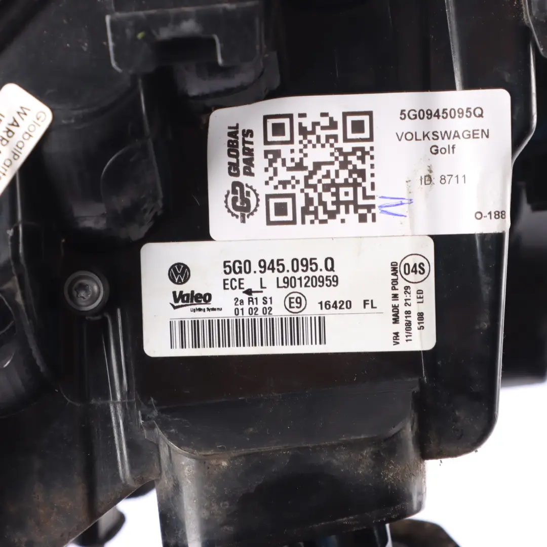 5G Light Lamp Rear Taillight Left Outer N/S to Volkswagen Golf with Part number 5G0945095Q Volkswagen Golf 5G Light Lamp Rear Taillight Left Outer N/S - SKU 5G0945095Q - Part number 5G0945095Q