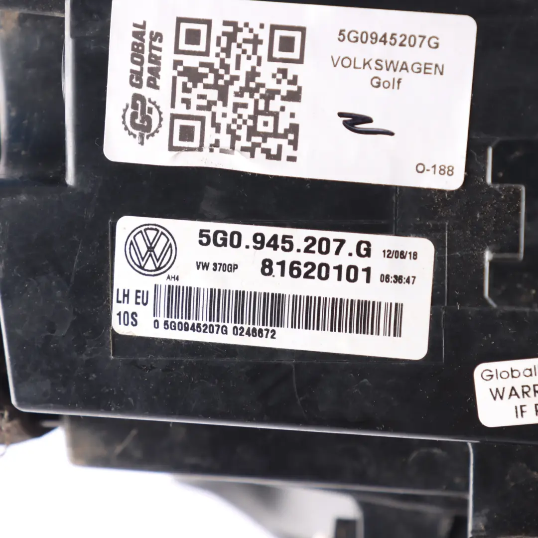 Tail Light Rear Lamp Left N/S Tailgate LED to Volkswagen VW Golf Mk7 with Part number 5G0945207G Volkswagen VW Golf Mk7 Tail Light Rear Lamp Left N/S Tailgate LED - SKU 5G0945207G - Part number 5G0945207G