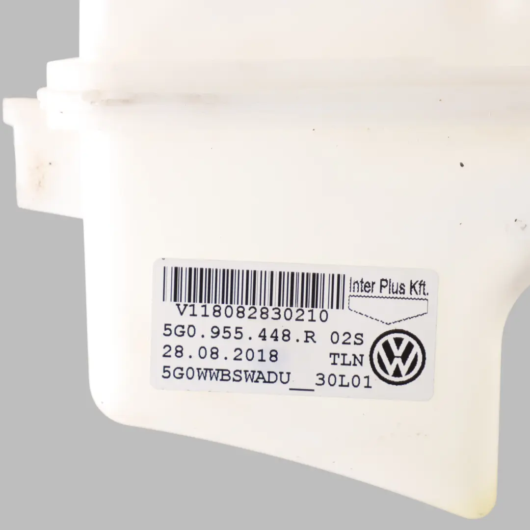 5G Windscreen Washer Fluid Reservoir Bottle 5G0955453L to Volkswagen Golf Mk7 VII with Part number 5G0955453J Volkswagen Golf Mk7 VII 5G Windscreen Washer Fluid Reservoir Bottle 5G0955453L - SKU 5G0955453J-1 - Part number 5G0955453J