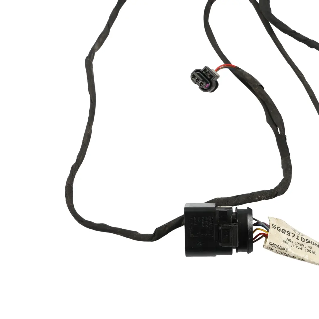 Cableado Mazo PDC Sistema De Aparcamiento Delantero para VW Golf 7 con número de pieza 5G0971095N VW Golf 7 Cableado Mazo PDC Sistema De Aparcamiento Delantero - SKU 5G0971095N - Número de pieza 5G0971095N