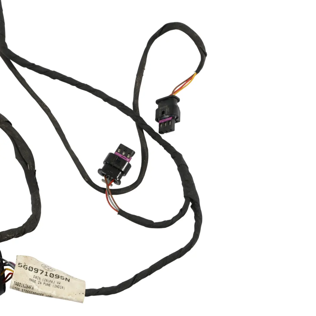 Cablaggio PDC Sistema Di Parcheggio Anteriore Distanza per VW Golf 7 con numero di parte 5G0971095N VW Golf 7 Cablaggio PDC Sistema Di Parcheggio Anteriore Distanza - SKU 5G0971095N - Numero di parte 5G0971095N