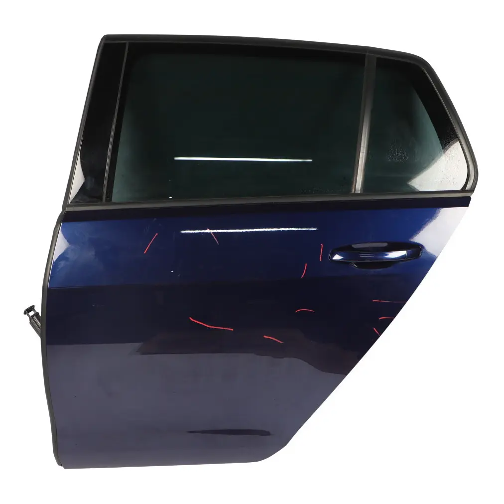 VW Volkswagen Golf Mk7 Door Rear Left N/S Atlantic Blue Metallic - C9B - SKU 5G4833055AC-ATLB - Part number 5G4833055AC