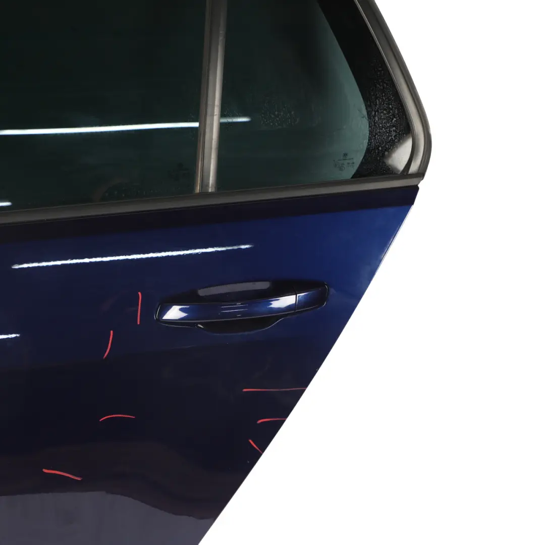 Door Rear Left N/S Atlantic Blue Metallic - C5B to VW Volkswagen Golf Mk7 with Part number 5G4833055AC-ATLB VW Volkswagen Golf Mk7 Door Rear Left N/S Atlantic Blue Metallic - C5B - SKU 5G4833055AC-ATLB - Part number 5G4833055AC-ATLB