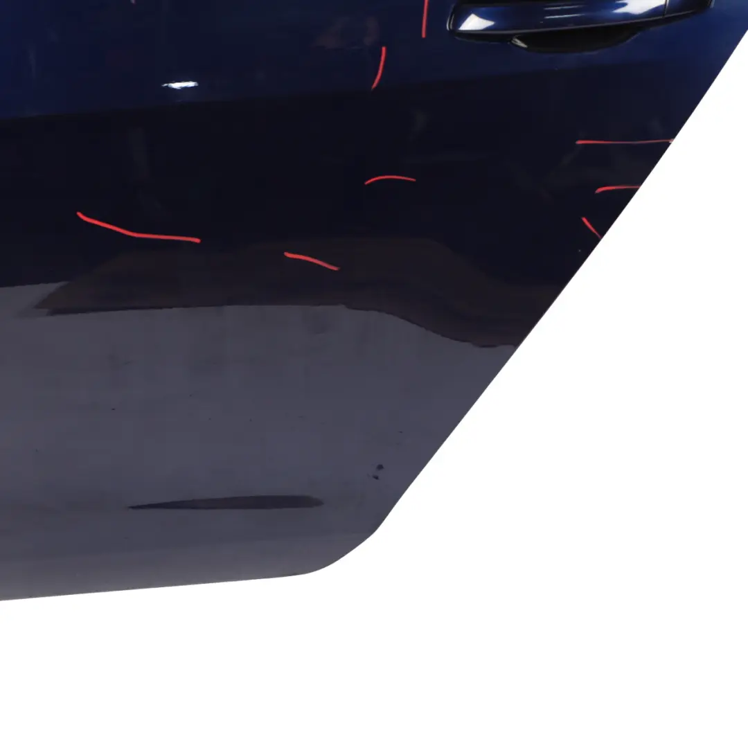 VW Volkswagen Golf Mk7 Door Rear Left N/S Atlantic Blue Metallic - C9B - SKU 5G4833055AC-ATLB - Part number 5G4833055AC