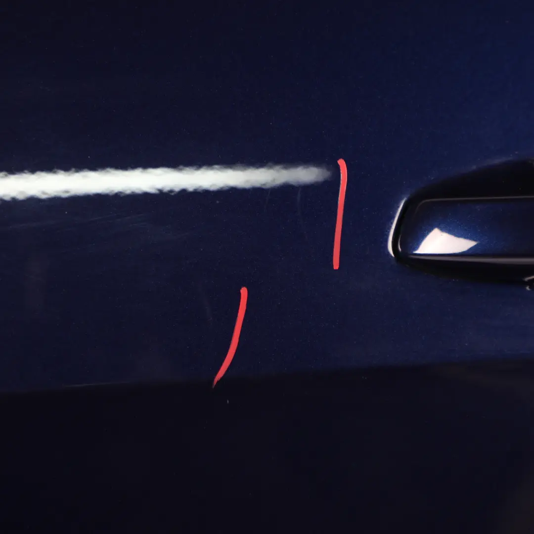 VW Volkswagen Golf Mk7 Door Rear Left N/S Atlantic Blue Metallic - C5B - SKU 5G4833055AC-ATLB - Part number 5G4833055AC-ATLB