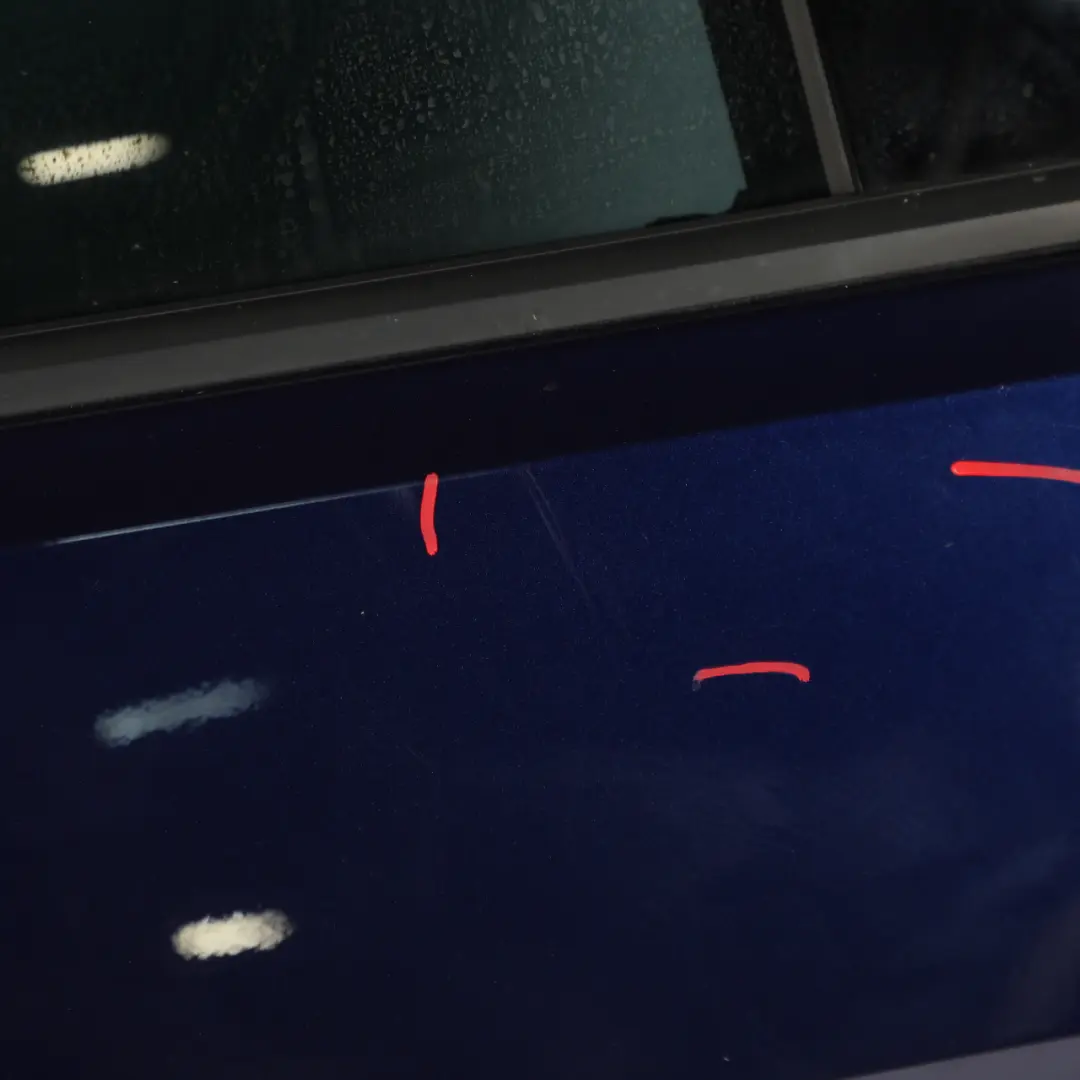 VW Volkswagen Golf Mk7 Door Rear Right O/S Atlantic Blue Metallic - C9B - SKU 5G4833056AC-ATLB - Part number 5G4833056AC