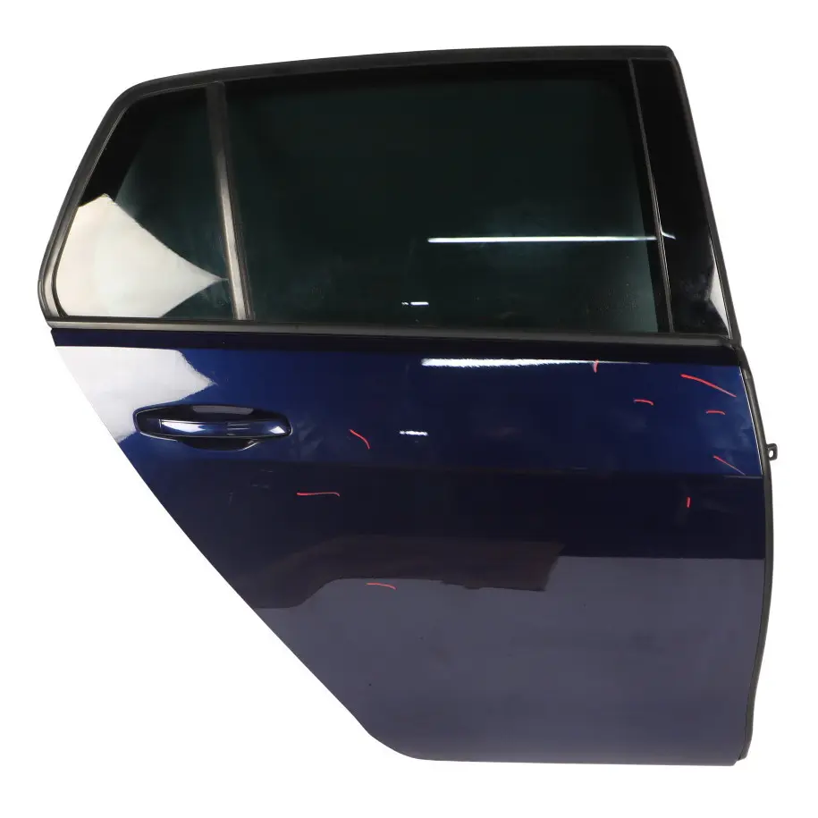 VW Volkswagen Golf Mk7 Door Rear Right O/S Atlantic Blue Metallic - C5B