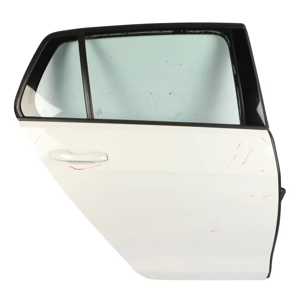 VW Volkswagen Golf Mk7 Door Rear Right O/S Covering Panel Pure White - C9A - SKU 5G4833056AC-PWH - Part number 5G4833056AC