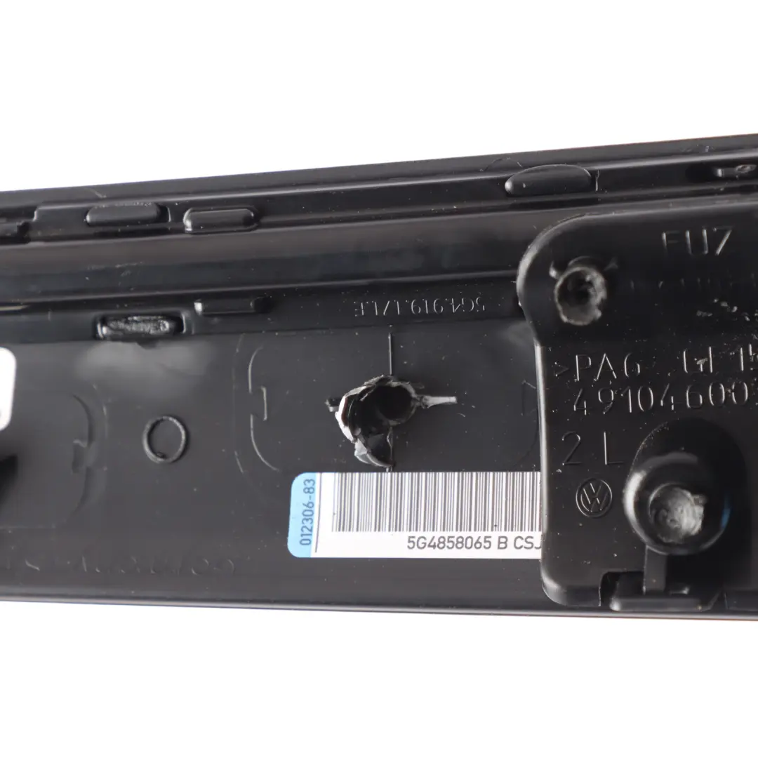 Door Panel Trim Alu Carbon Front Left N/S to Volkswagen Golf R Mk7 with Part number 5G4858065B Volkswagen Golf R Mk7 Door Panel Trim Alu Carbon Front Left N/S - SKU 5G4858065B - Part number 5G4858065B