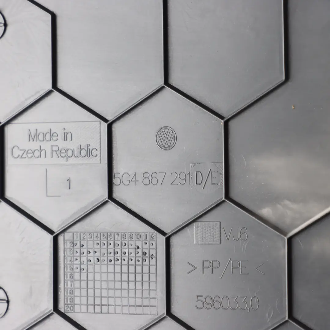 VW Volkswagen Golf Mk7 B Pillar Trim Cover Panel Left N/S Side - SKU 5G4867291D - Part number 5G4867291D