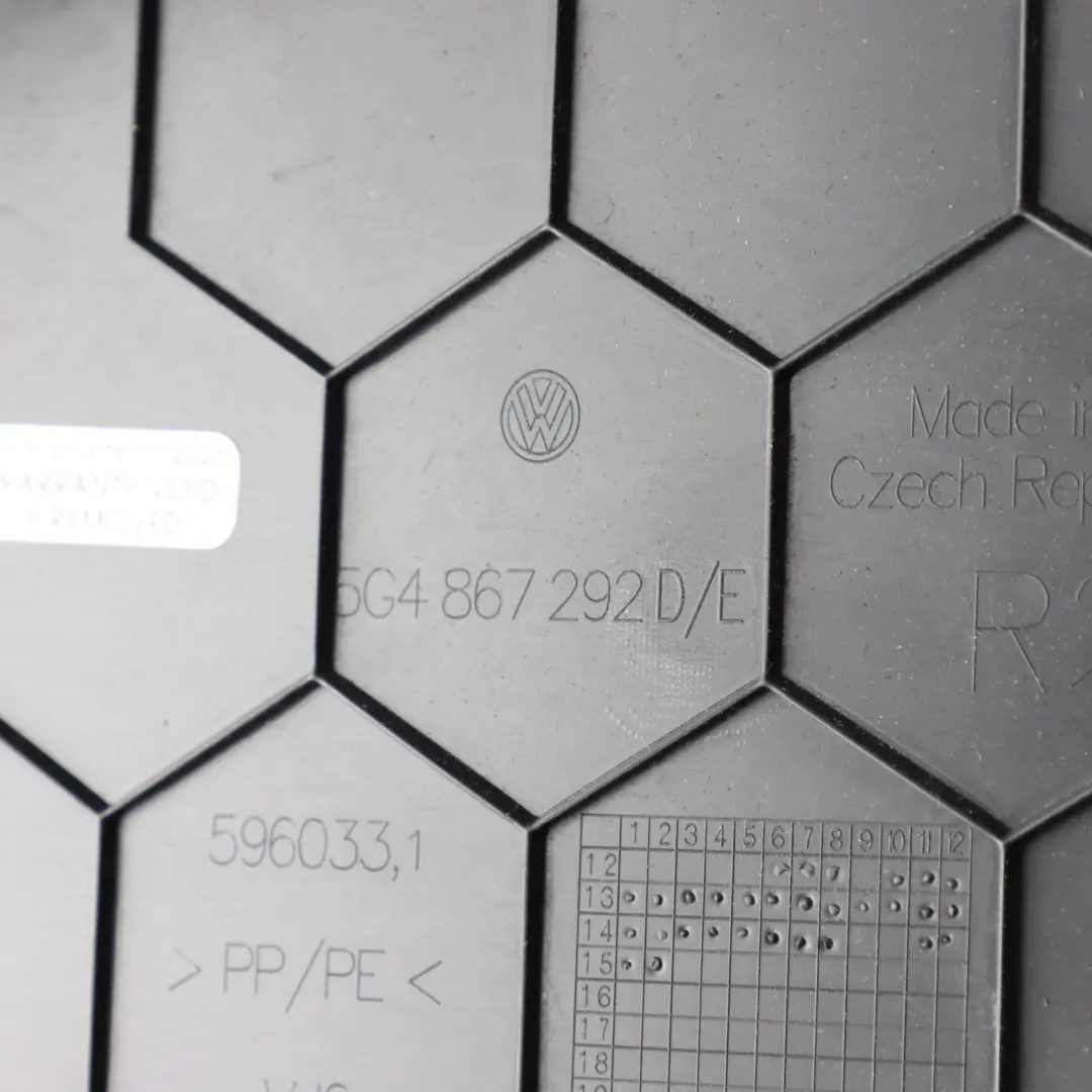 Pillar Trim Cover Panel Right O/S Side to VW Volkswagen Golf Mk7 B with Part number 5G4867292D VW Volkswagen Golf Mk7 B Pillar Trim Cover Panel Right O/S Side - SKU 5G4867292D - Part number 5G4867292D