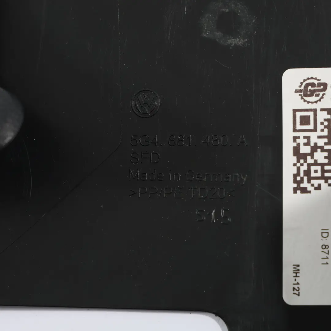 Volkswagen VW Golf 7 Osłona Fotela Boczna Lewy Przód - SKU 5G4881480A - Numer Części 5G4881480A