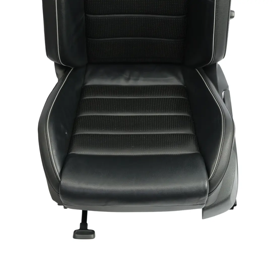 Volkswagen Golf Mk7 VII R-Line 5D Front Seat Heated Leather Black Grey Left N/S - SKU 5G4881805KC - Part number 5G4881805KC