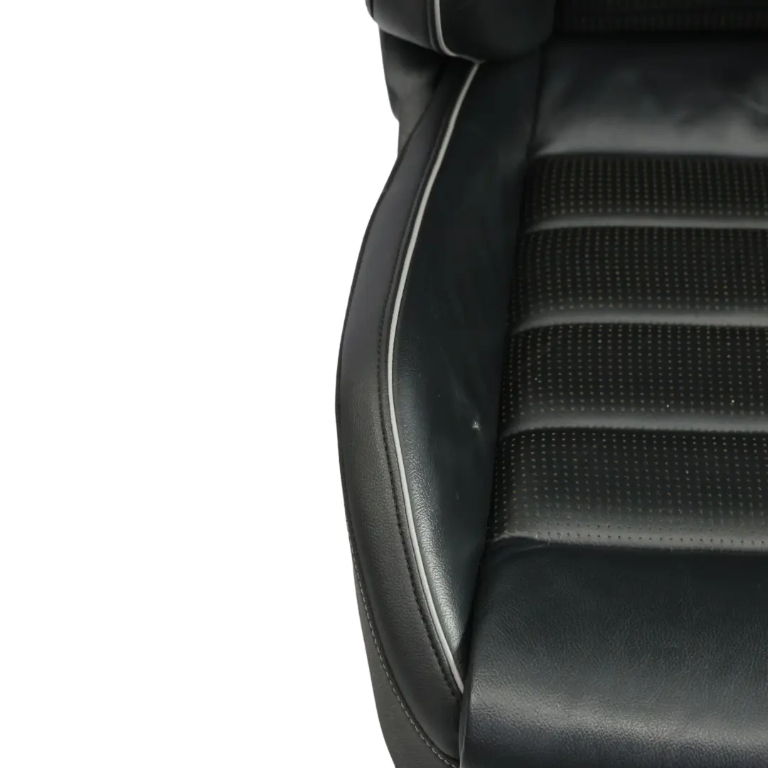 Volkswagen Golf Mk7 VII R-Line 5D Vordersitz Leder Beheizt Schwarz Grau Links - SKU 5G4881805KC - Teilenummer 5G4881805KC