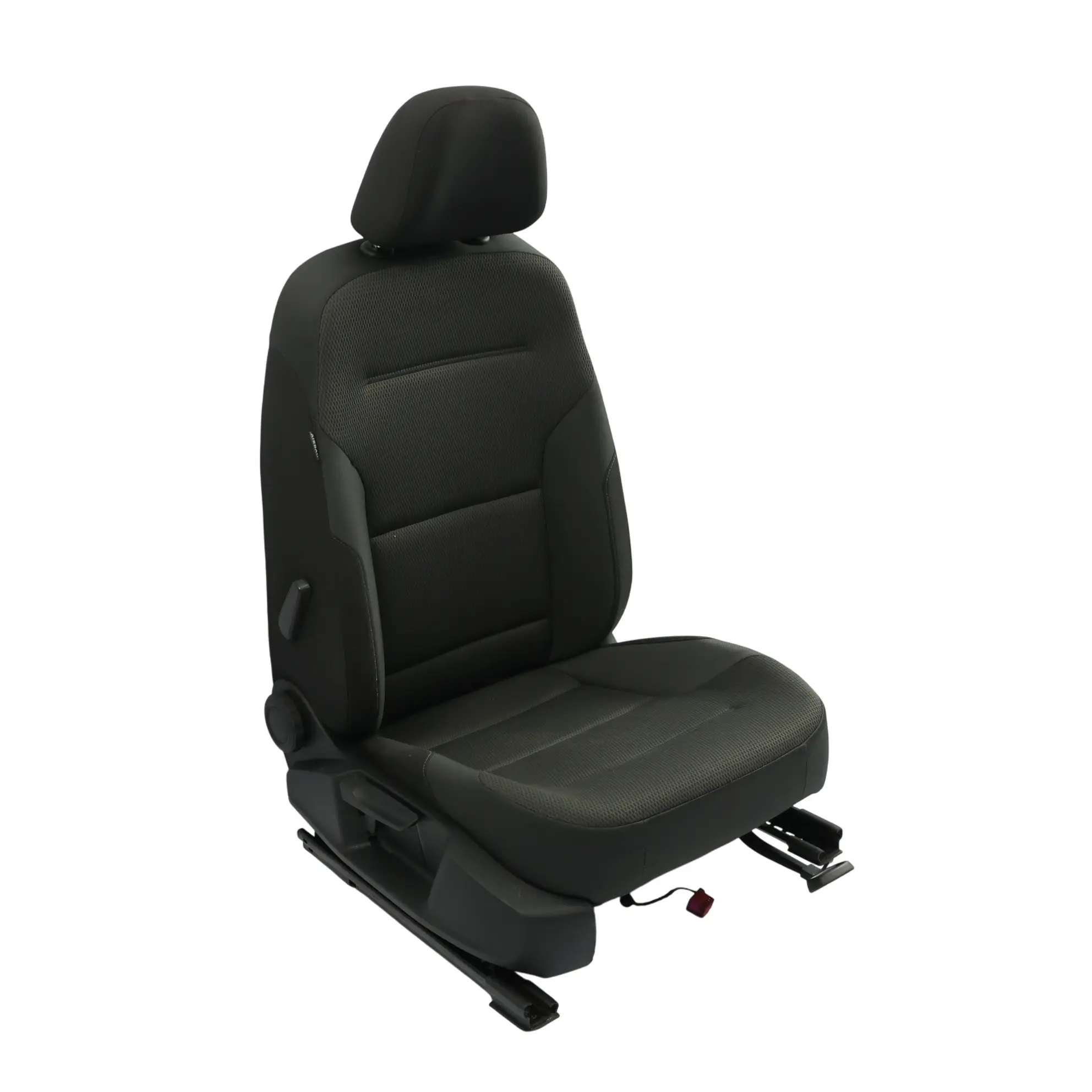 Volkswagen Golf 5G VII 5D Sedile Anteriore In Tessuto Nero Destro