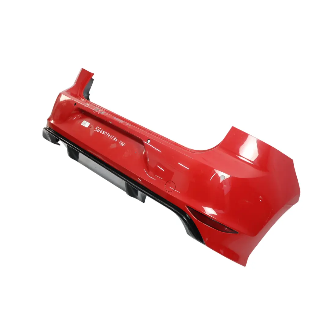 Volkswagen VW Golf Mk7 Bumper Rear R-Line Trim Panel Tornado Red - LY3D - SKU 5G6807417AS-TRE - Part number 5G6807417AS