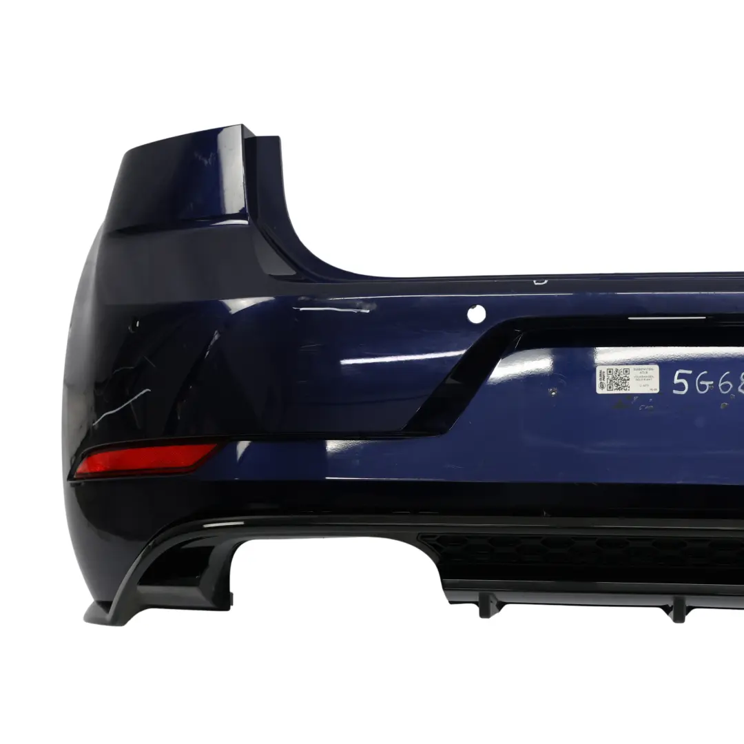 Volkswagen VW Golf Mk7 Bumper Rear R-Line Trim Panel Atlantic Blue - C9B - SKU 5G6807417BQ-ATLB - Part number 5G6807417BQ