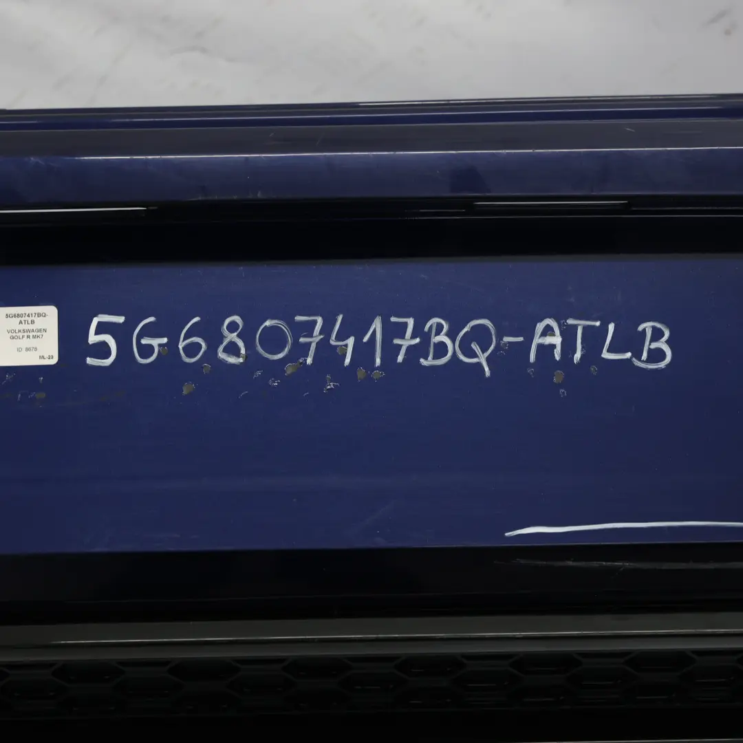 Zderzak Tylny R-Line Atlantic Blue Niebieski Metalik - C5B do VW Golf 7 o numerze 5G6807417BQ VW Golf 7 Zderzak Tylny R-Line Atlantic Blue Niebieski Metalik - C5B - SKU 5G6807417BQ-ATLB - Numer Części 5G6807417BQ