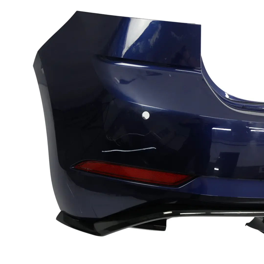 Volkswagen VW Golf Mk7 Bumper Rear R-Line Trim Panel Atlantic Blue - C9B - SKU 5G6807417BQ-ATLB - Part number 5G6807417BQ
