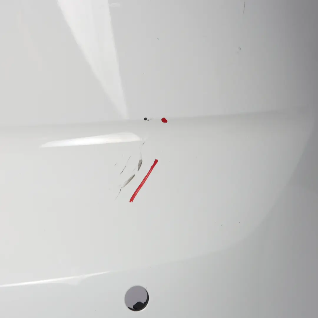 Bumper Rear Trim Panel Cover Pure White - C9A to Volkswagen VW Golf Mk7 with Part number 5G6807417BQ Volkswagen VW Golf Mk7 Bumper Rear Trim Panel Cover Pure White - C9A - SKU 5G6807417BQ-PWH - Part number 5G6807417BQ