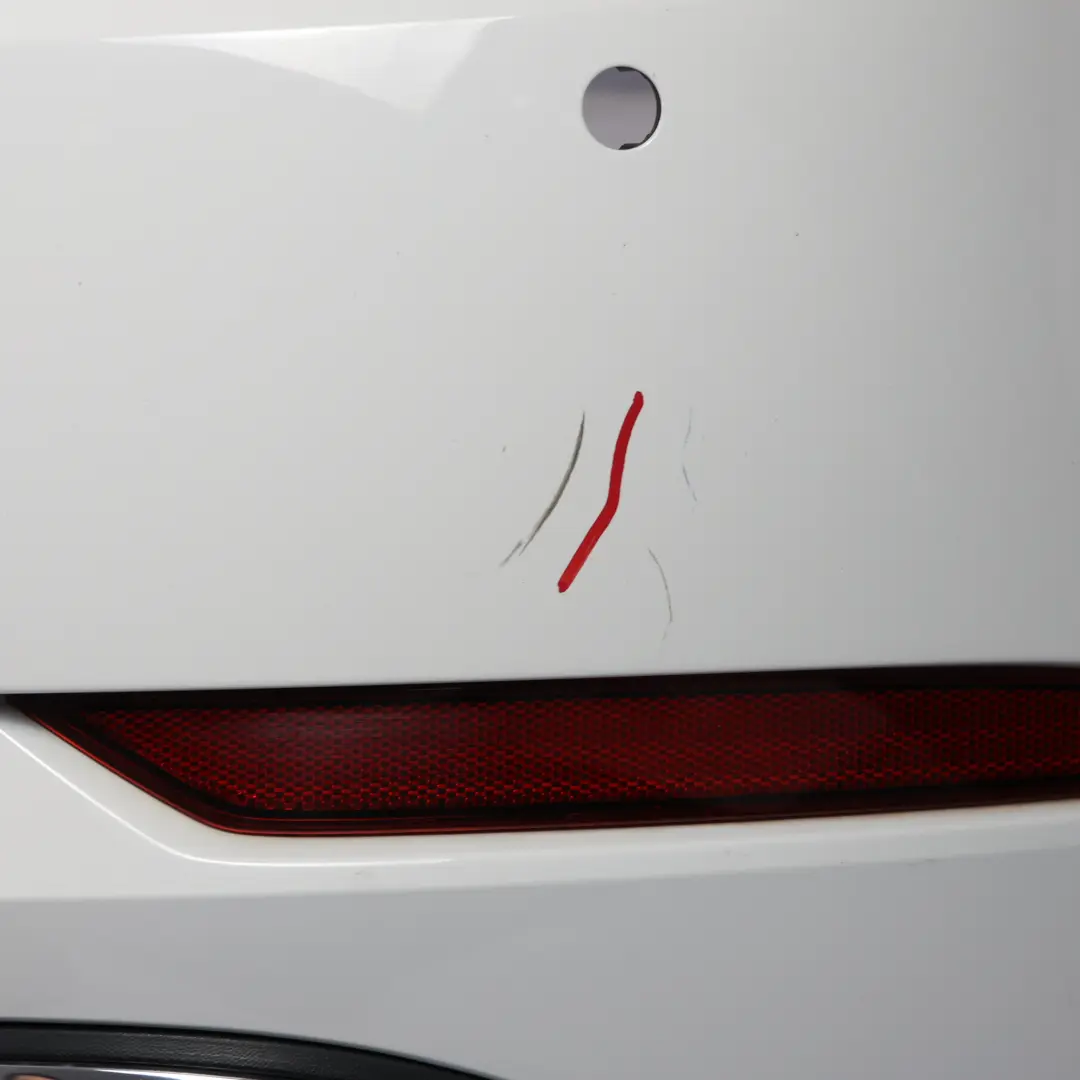 Tylny Zderzak Pure White Biały - C9A do Volkswagen VW Golf Mk7 o numerze 5G6807417BQ Volkswagen VW Golf Mk7 Tylny Zderzak Pure White Biały - C9A - SKU 5G6807417BQ-PWH - Numer Części 5G6807417BQ