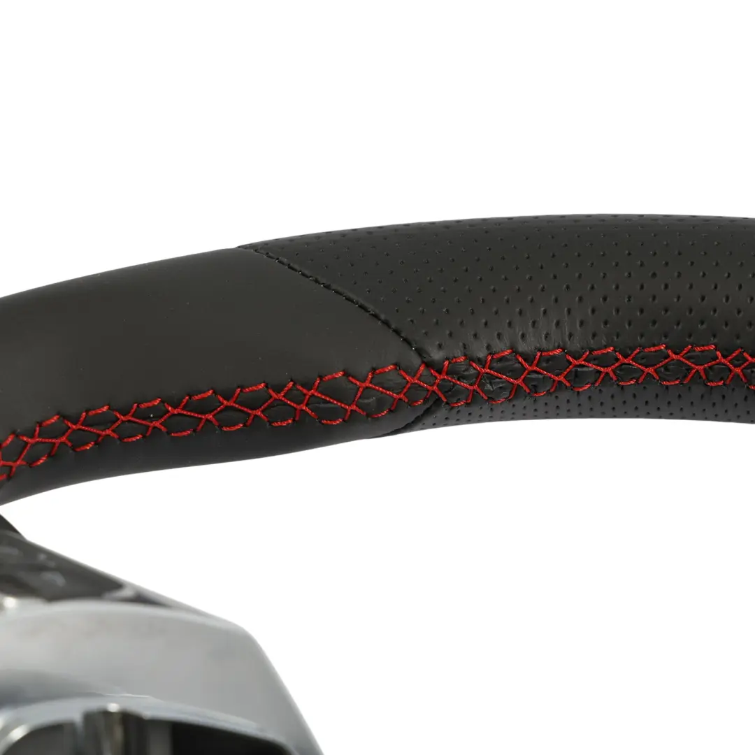 Mk6 GTI Kierownica NOWA Czarna Skóra Ścięta do Volkswagen Golf o numerze 5K0419091D Volkswagen Golf Mk6 GTI Kierownica NOWA Czarna Skóra Ścięta - SKU 5K0419091D-1 - Numer Części 5K0419091D