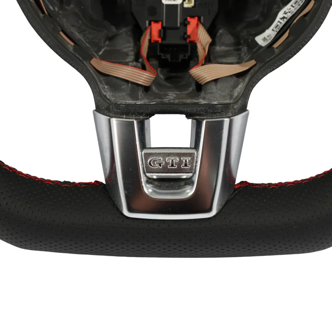 Mk6 GTI Volante NUOVO In Pelle Nera Fondo Piatto per Volkswagen Golf con numero di parte 5K0419091D Volkswagen Golf Mk6 GTI Volante NUOVO In Pelle Nera Fondo Piatto - SKU 5K0419091D-1 - Numero di parte 5K0419091D