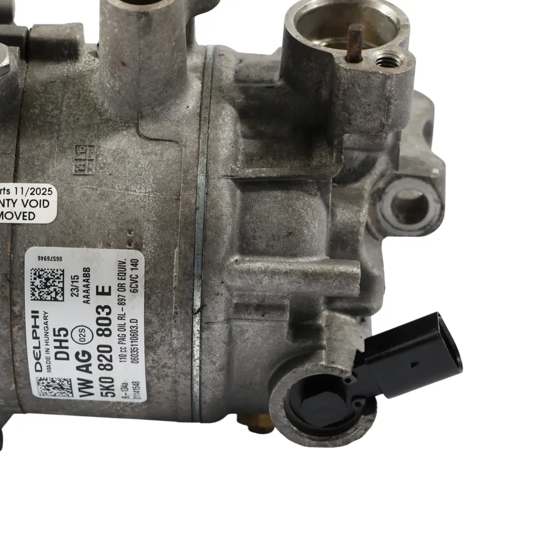 Mk6 Kompresor Sprężarka Klimatyzacji do Volkswagen Beetle Golf o numerze 5K0820803A Volkswagen Beetle Golf Mk6 Kompresor Sprężarka Klimatyzacji - SKU 5K0820803E - Numer Części 5K0820803A